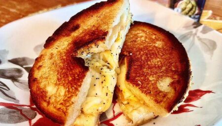 Everything Bagel Grilled Cheese