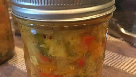 Red Pepper and Cabbage Pickle