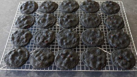 “Black Magic” Chocolate Chip Cookies