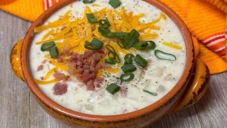 Slow Cooker Loaded Potato Chowder